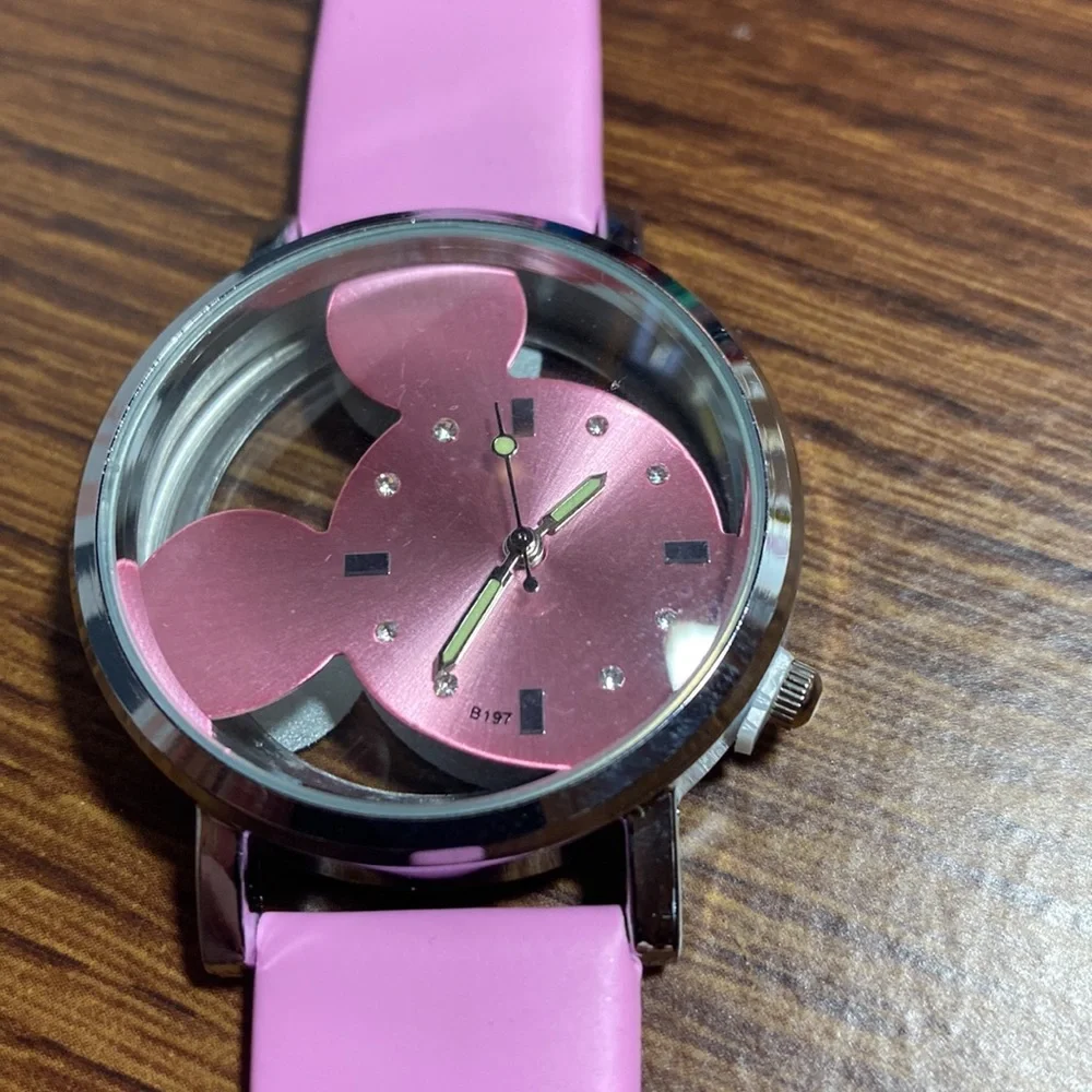 Pink Mickey Mouse Watch.